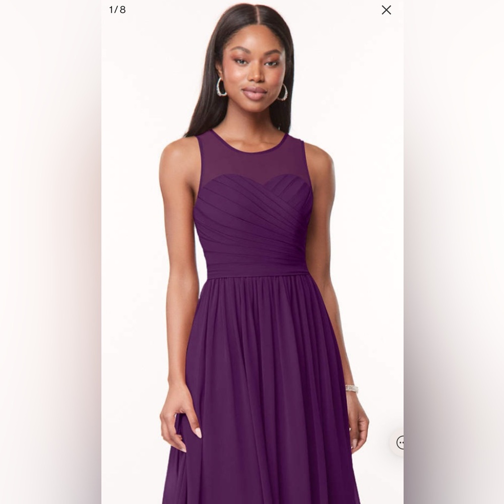 Azazie bridesmaid dress (grape)